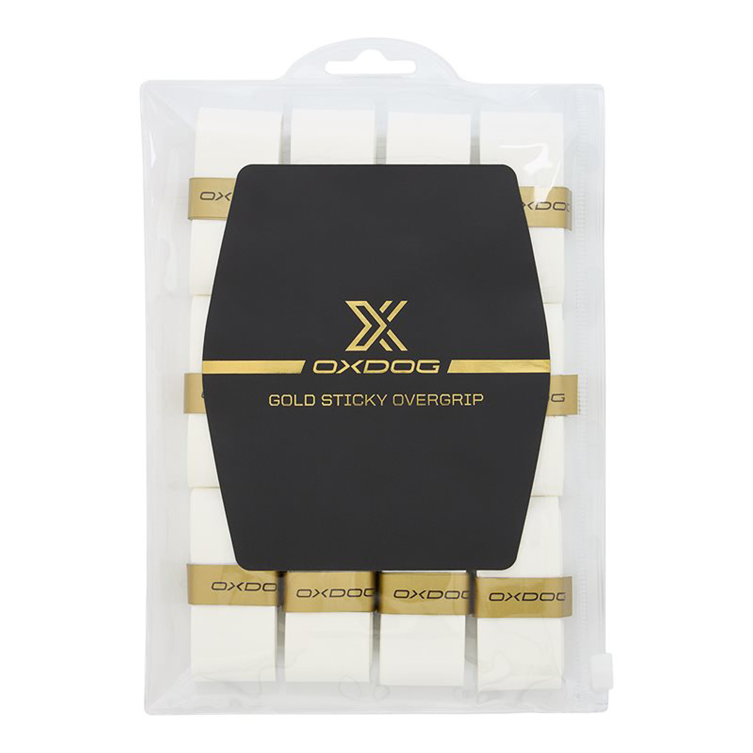 OXDOG GOLD STICKY OVERGRIP WHITE (X12)
