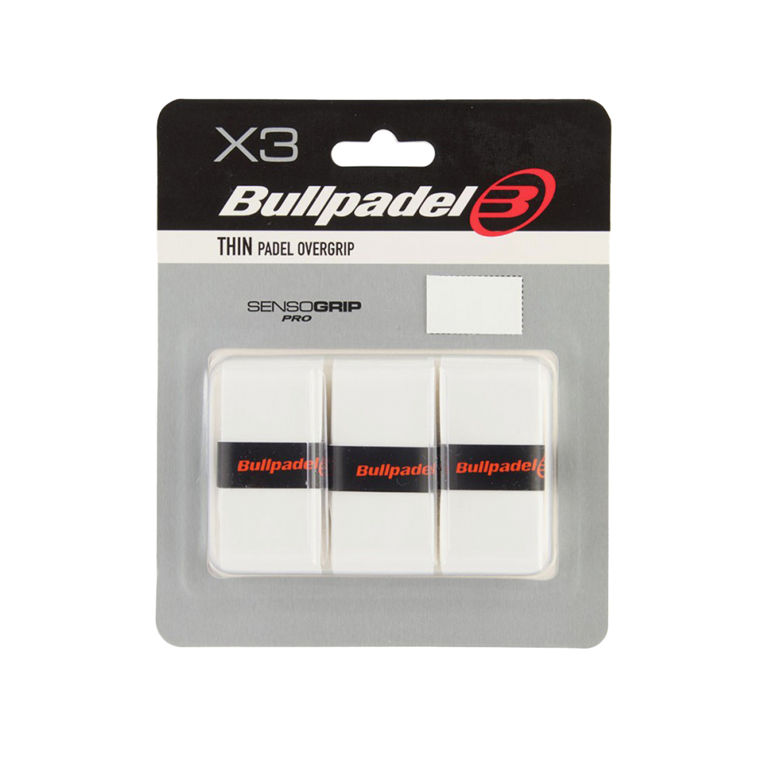 BULLPADEL OVERGRIPS WHITE (X3)