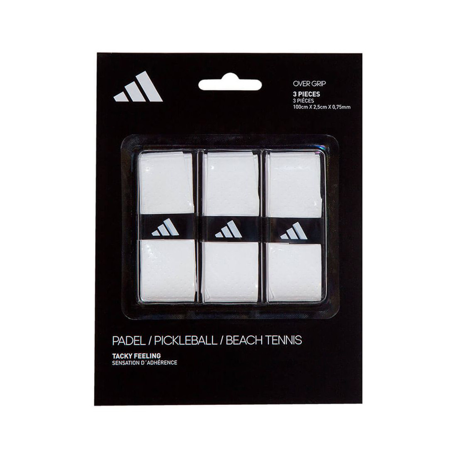 ADIDAS OVERGRIP WHITE (X3)