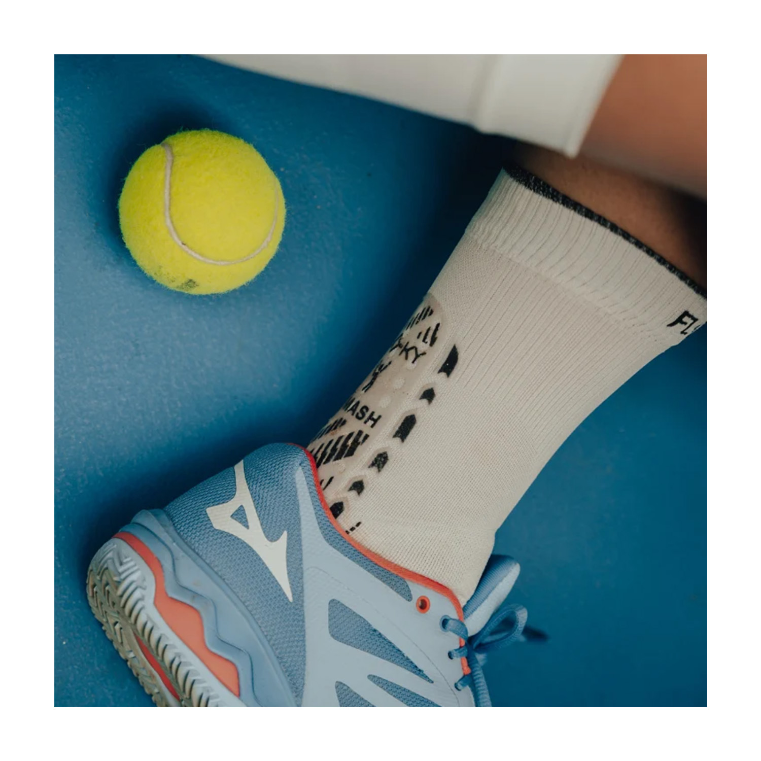 FLOKY S-MASH SOCK WHITE