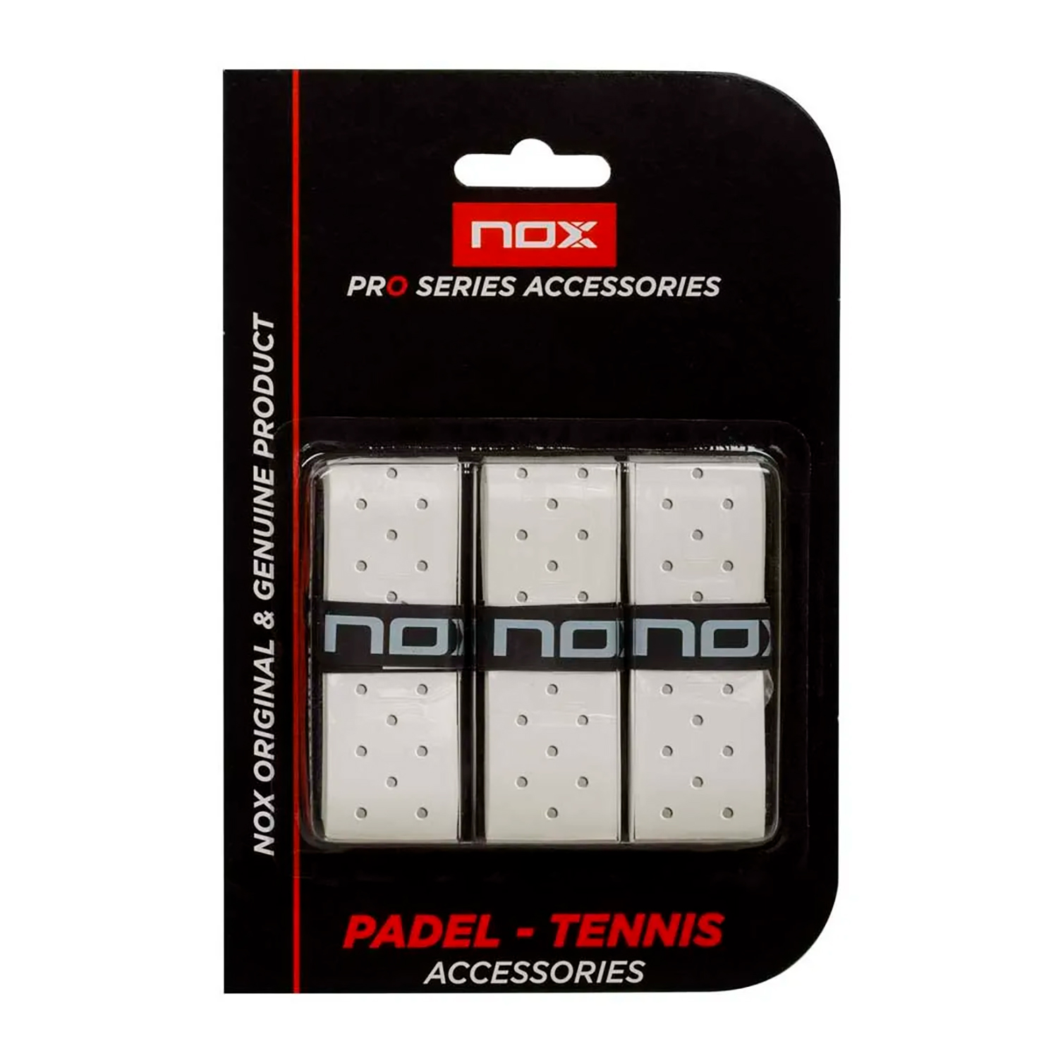 NOX OVERGRIP PRO PERFORATOR WHITE (X3)