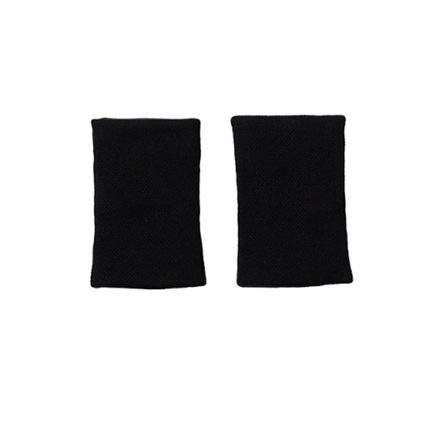 Adidas Cortas Negras Logo Wristbands (X2)