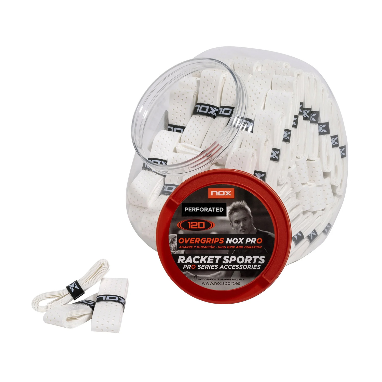NOX Overgrip Pro Perforator White (X1)