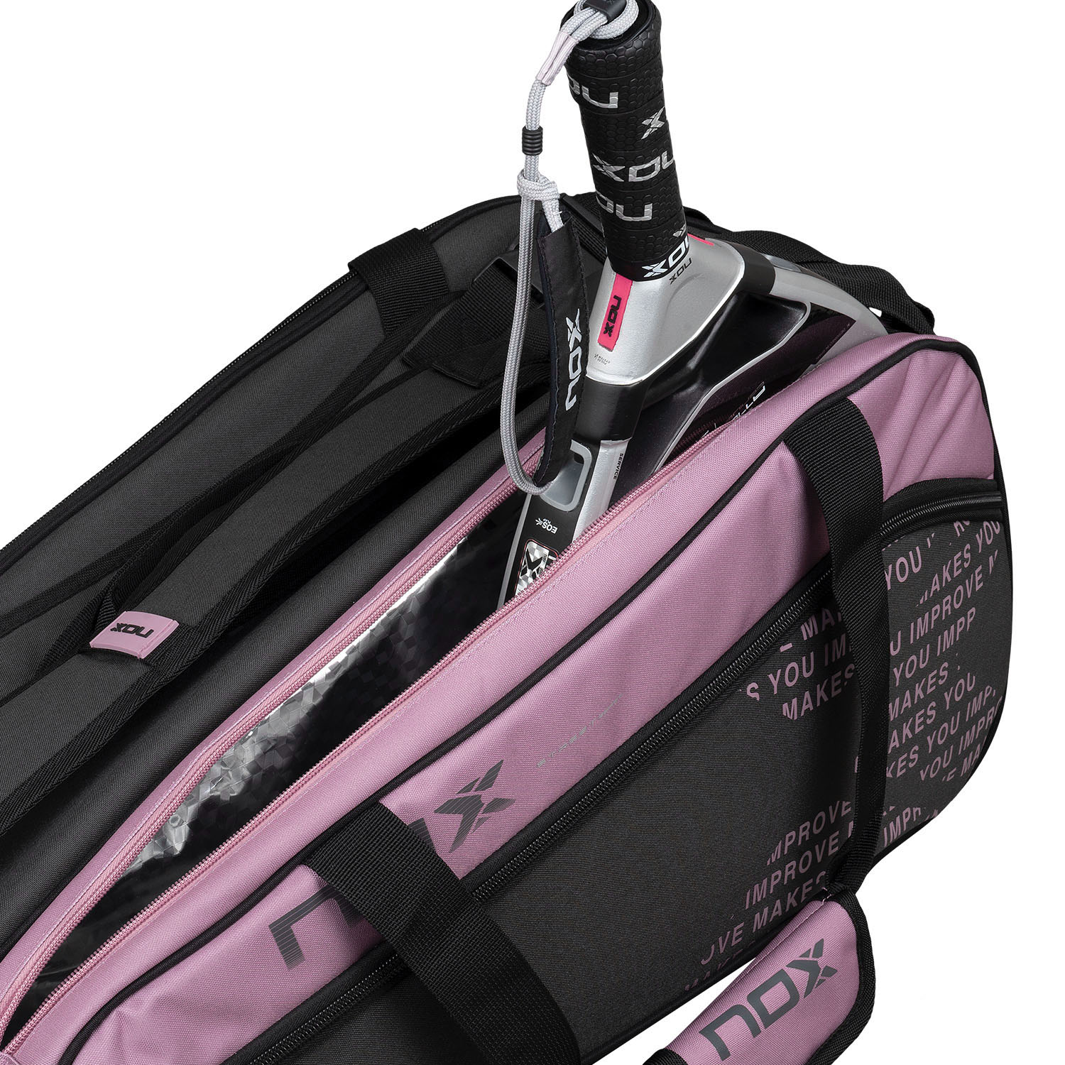 NOX STREET BAG GRIS/ROSA