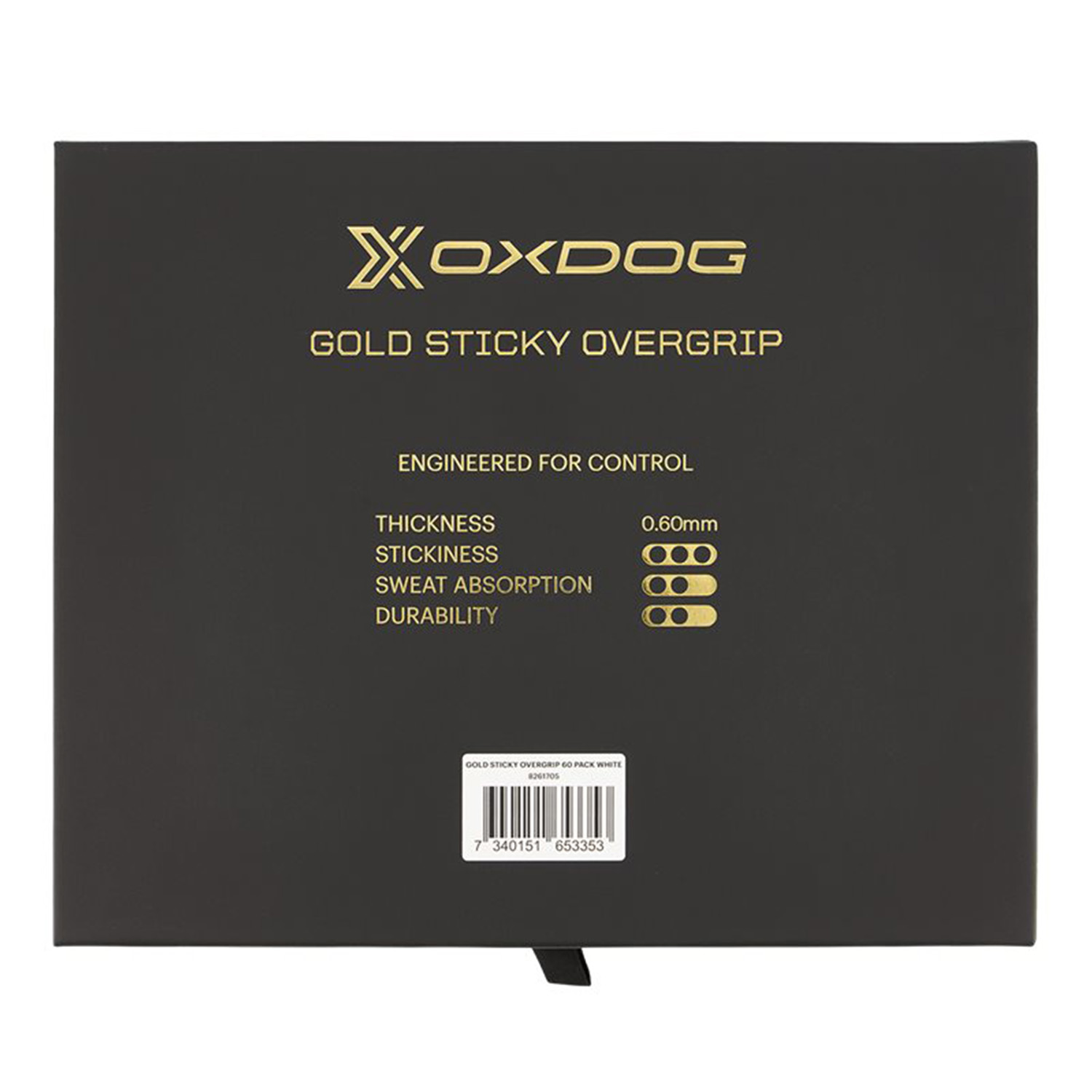 OXDOG GOLD STICKY OVERGRIP WHITE (X60)