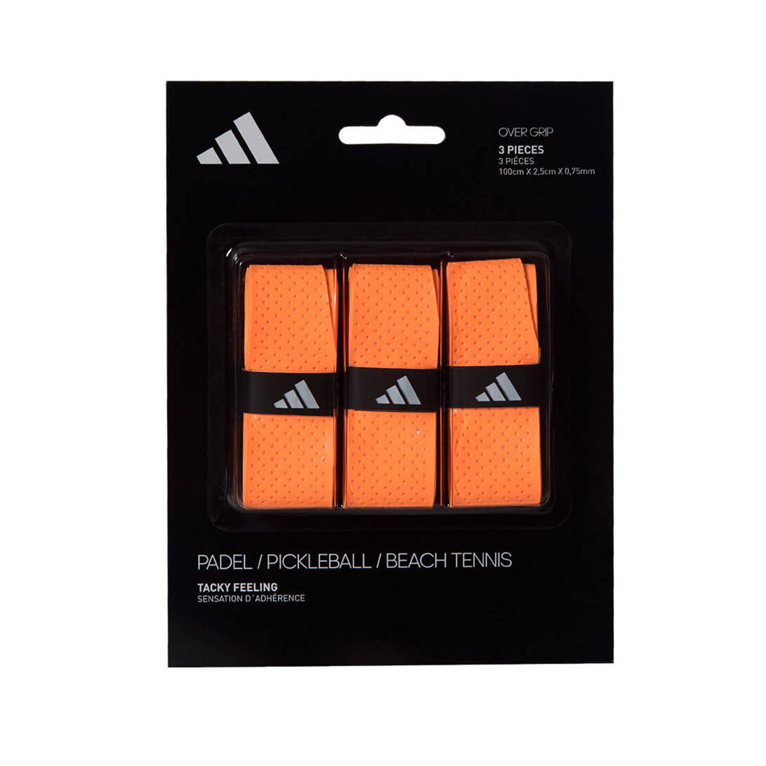 Adidas Orange Overgrips 3-Pack