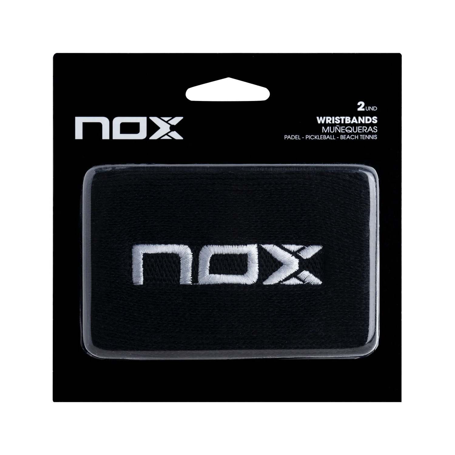 NOX BLACK WRISTBANDS (X2)