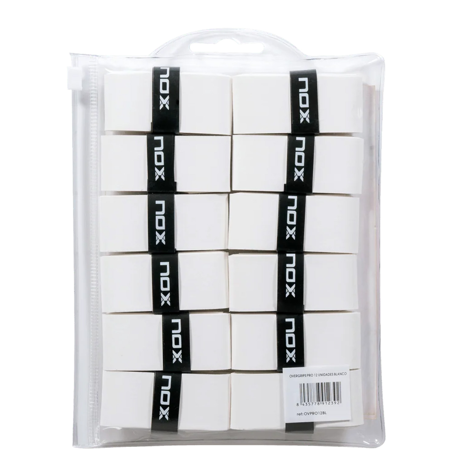  NOX OVERGRIP PRO WHITE (X12)