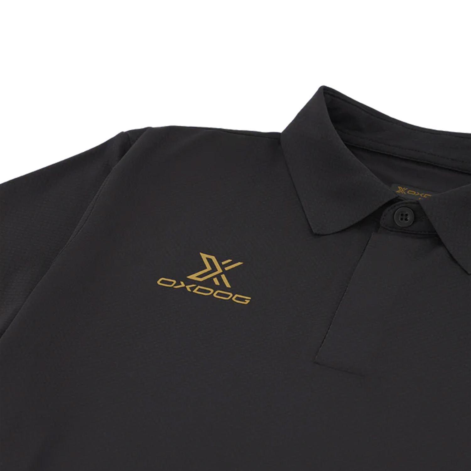OXDOG DELTA POLO SHIRT BLACK/GOLD